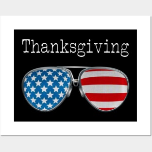 AMERICA PILOT GLASSES THANKSGIVING Posters and Art
